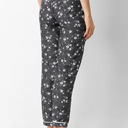 NOIRA Women Pack of 2 Printed Mid-Rise Straight Lounge Pants image 3