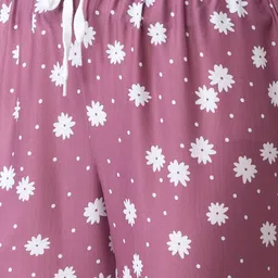 NOIRA Pack Of 2 Mid-Rise Printed Lounge Pants image 3