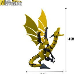 mighty miniatures Dragon Action Figure | 14 cm with Stand image 3
