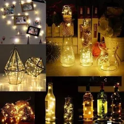 xire 20 LEDs 2.01 m Gold Flickering Bottle Rice Lights image 5