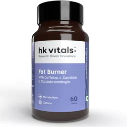 HK VITALS Fat Burner Tablets With L-Carnitine Garcinia Cambogia - 60 Tablets image 1