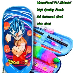 ancientkart Naruto Anime waterproof 3d embossed Art Canvas Pencil Box-picture-31