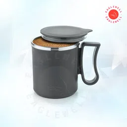 eaglewell Unbreackable Coffee mug with steel and use coffee mug with lid Plastic Stainless Steel Coffee Mug image 1