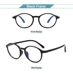 SYGA Kids Full Rim Computer Glass Round Frames image 2