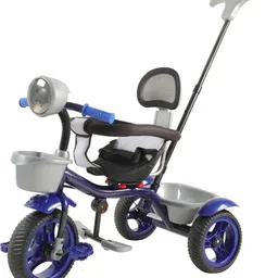 joyride Speedo Pro Tricycle|Rotating Seat Tricycle with Music&Light|Dual Storage Basket| Parental Handle|Footrest & Backrest|Safety Harness for Boys|Girls Age 2to4 Years Tricycle-picture-17