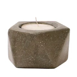 posh n plush Decorative Grey Terrazo Table Tea Light Holders image 2
