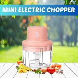 guggu Chopper (Electric Rechargeable Chopper) for Kitchen Vegetable Garlic Onion W73 Electric Vegetable & Fruit Chopper-picture-15