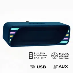 fire turtle Minibar Blaster FAST Charging Type-C Bluetooth RGB LIGHT Speaker With FM Radio 7 W Bluetooth Soundbar image 4