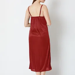 fusionvilla Women Nighty with Robe image 2
