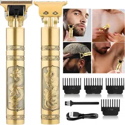 Trendy Appliances Rechargeable Hair Trimmer Mens Golden Trimmer Trimmer 60 min Runtime 3 Length Settings-picture-39