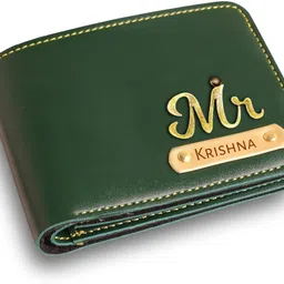 navya royal art Men & Women Casual, Ethnic, Evening/Party, Formal, Travel, Trendy Green Artificial Leather, Genuine Leather Wallet-picture-17