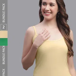 Friskers Pack Of 2 Skin Friendly Cotton Camisoles-picture-28