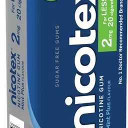 cipla Nicotex Nicotine MintPlus Gums 2mg | Helps to Quit Smoking |29 Gums Each Pack Smoking Cessations-picture-13