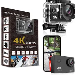 VPICAM Newly launched Hero plus wifi enabled 4K ULTRA HD 30 FPS aports and action camera Sports and Action Camera image 1