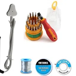 6-in-1 Heavy Duty 25W LED Soldering Iron Kit | For Home, DIY & PCB Repair | 25 W Simple-image-72