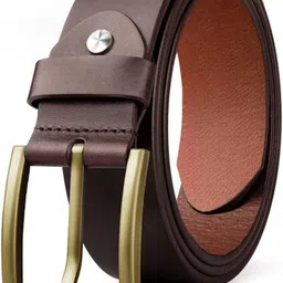 provogue Men Brown Genuine Leather Belt image 1