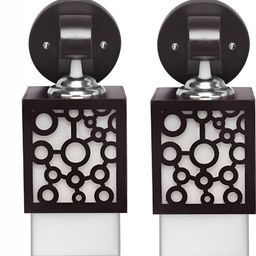 Areezo Black 2 Pieces Wooden Wall Lamp-picture-16
