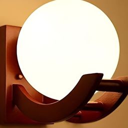 Areezo Brown Wooden Wall Lamp-picture-21