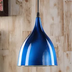 Areezo Blue Bell Metal Ceiling Lamp image 2