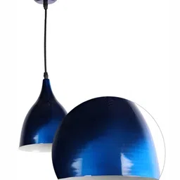 Areezo Blue Bell Metal Ceiling Lamp image 5