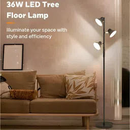 THE ARTMENT Black Adjustable LED Floor Lamp image 5