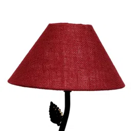 foziq Black & Red Solid Metal Table Lamp image 2