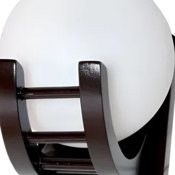 DENICRAAS Brown & White Wooden Contemporary Wall Lamp-image-98