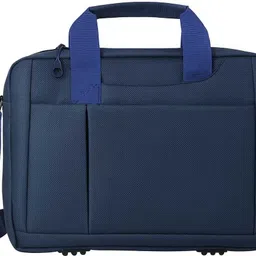 carryonn Stylish Laptop Bag for Men & Women | Blue & Grey Office Briefcase Waterproof Messenger Bag-picture-14