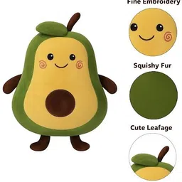 webby Cute Avocado Plush Soft Toy | Birthday Gift for Kids and Adults - 25 cm image 5