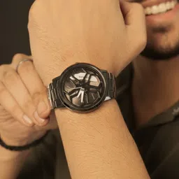 husky Analog Watch - For Men SAS-2124SpinWhite image 4