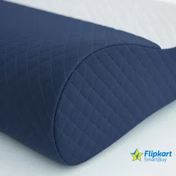 flipkart smartbuy Memory Foam Orthopaedic Pillow Pack of 1 Solid ComfortContour, OrthoRest Premium, OrthoWave, NeckEase Support, SpineAlign image 2