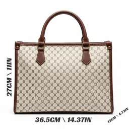 s.p. pearls Women Brown Tote image 3