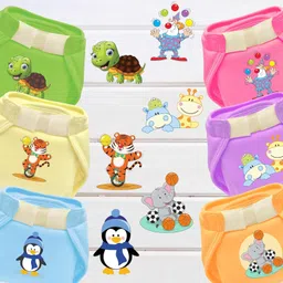 kwitchy Baby Boys & Baby Girls Multiple Color Nappy image 2