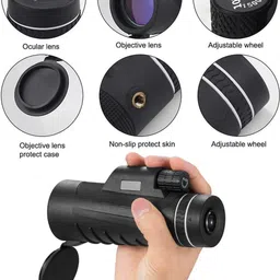 Tasco Binocular Monocular Telescope 10X42 High Powered Monocular Scopes Dual Focus Optics Waterproof, Magnification Lens Telescope for Outdoor Hiking, Bird Watching Hunting, Camping Telescope image 2