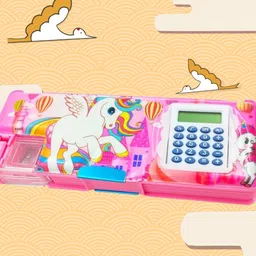ginnitraders Pack of 1 Pcs Calculator Geometry Box for Kids ​Boys/Girls Geometry Box-picture-35