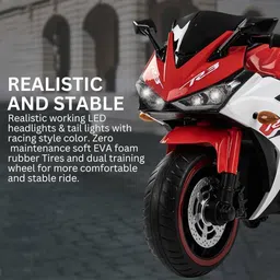 srecap R3 Sports Ride on Battery Bike for 1-7 Year Kids with 12V Battery & Music System Bike Battery Operated Ride On image 3