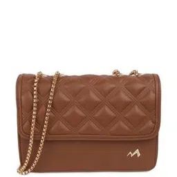 metro Women Quilted Sling Bag with Metal Accent-picture-41