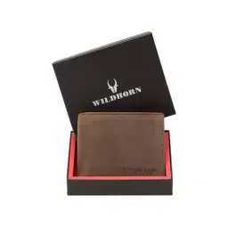 wildhorn Men Bi-Fold Wallet with Stitch Detail  image 1