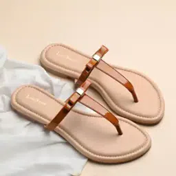 louis stitch Women T-strap Sandals with PU upper-picture-37