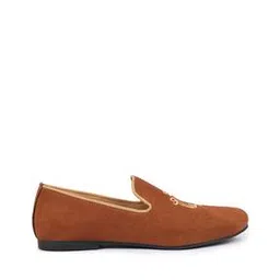 fausto Embroidered Round-Toe Slip-On Loafers-picture-47