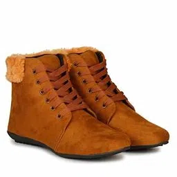 pahasa Women Ankle-Length Boots with Suede Upper-picture-19