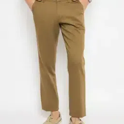 duke Men Regular Fit Flat-Front Chinos-picture-25