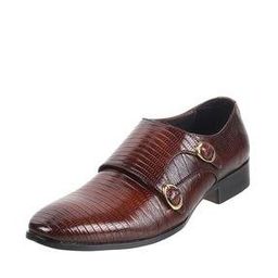 metro Men Croc-Embossed Dual-Strap Monks-picture-12