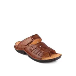 red chief Multi-Strap Leather Slippers-picture-18