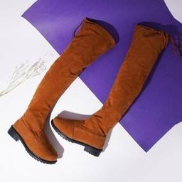 jm looks Women Lace-Up Knee-Length Boots-picture-18