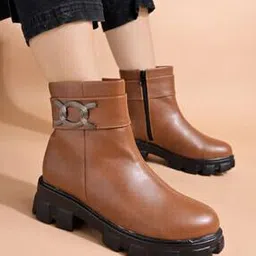 shoetopia Women Boots with Synthetic Upper-picture-25