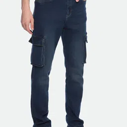 Dennis Lingo Men Straight Fit Light Fade Clean Look Stretchable Jeans image 1