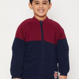 JWAAQ Boys Colourblocked Cardigan-picture-23