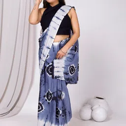 NIKHILAM Tie and Dye Pure Cotton Bagru Saree-picture-10