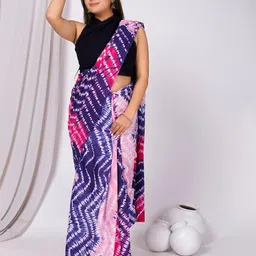 NIKHILAM Tie and Dye Pure Cotton Bagru Saree-picture-31